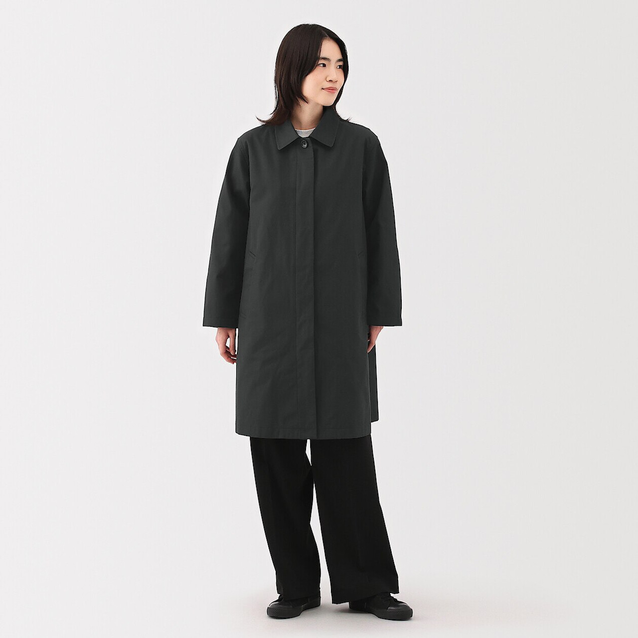 Women's Water‐Repellent Collar Coat