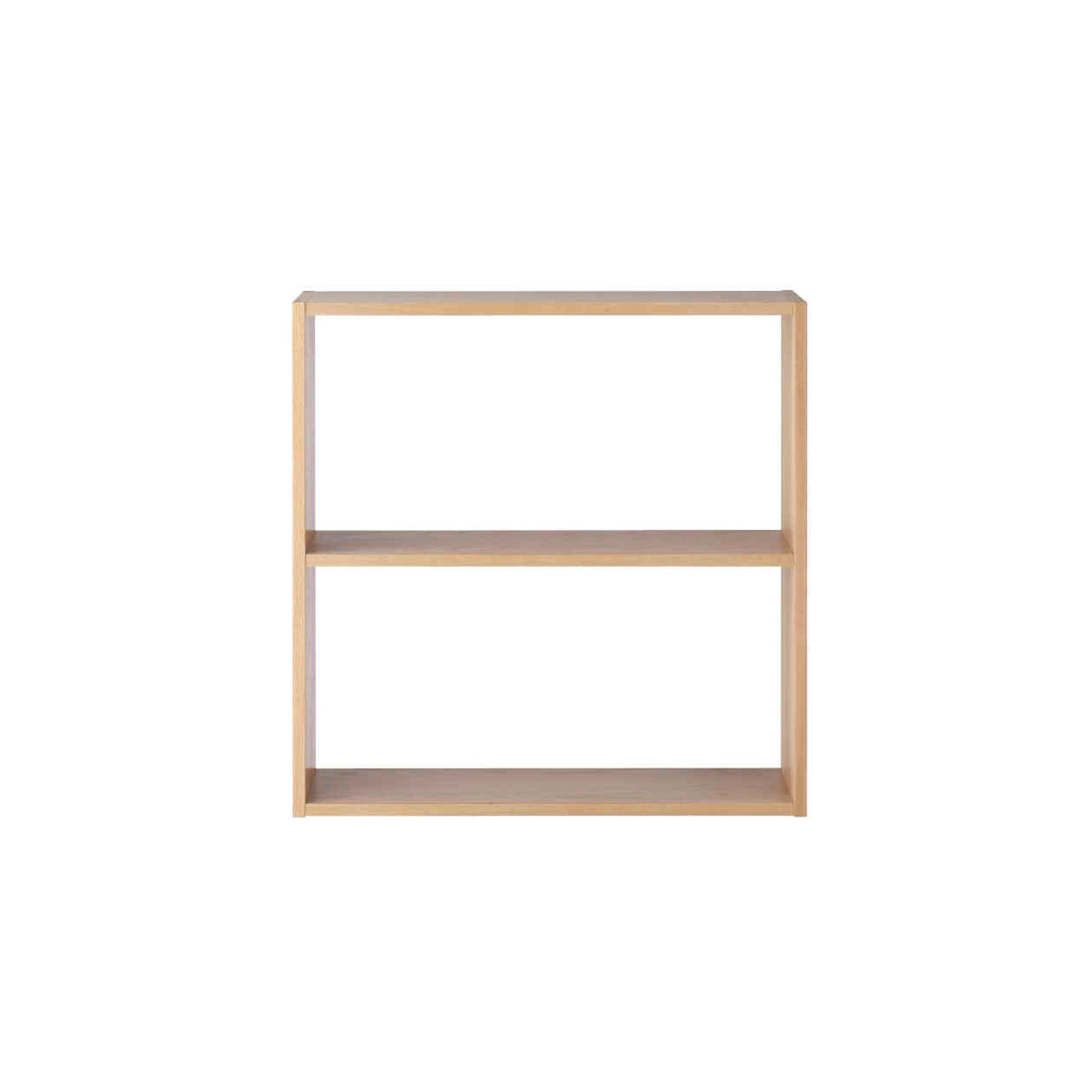 Oak Wide 2 Shelf