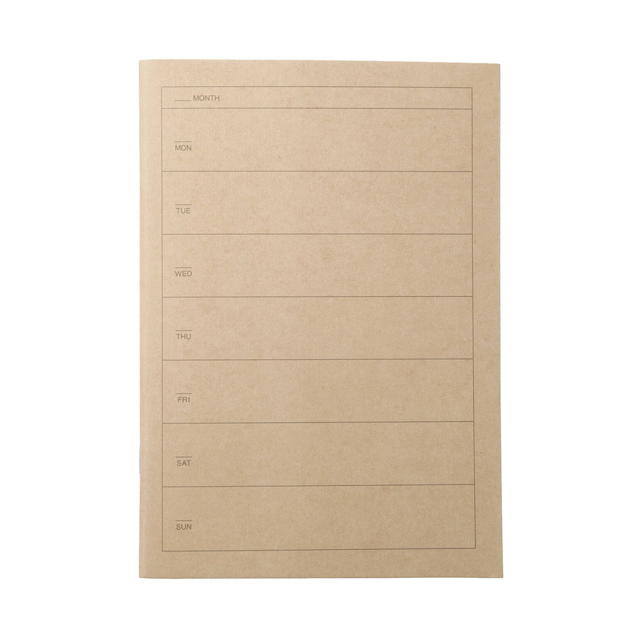 Weekly Scheduler Notebook