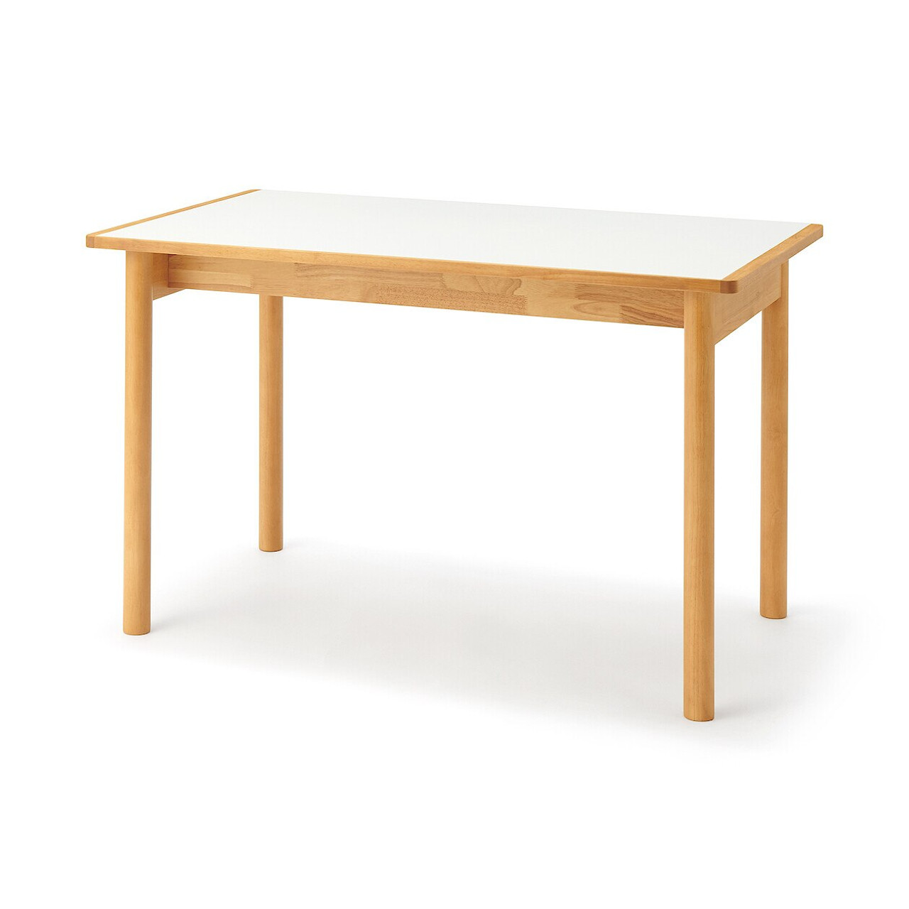 Rubberwood Table with Melamine Top Rectangular Small