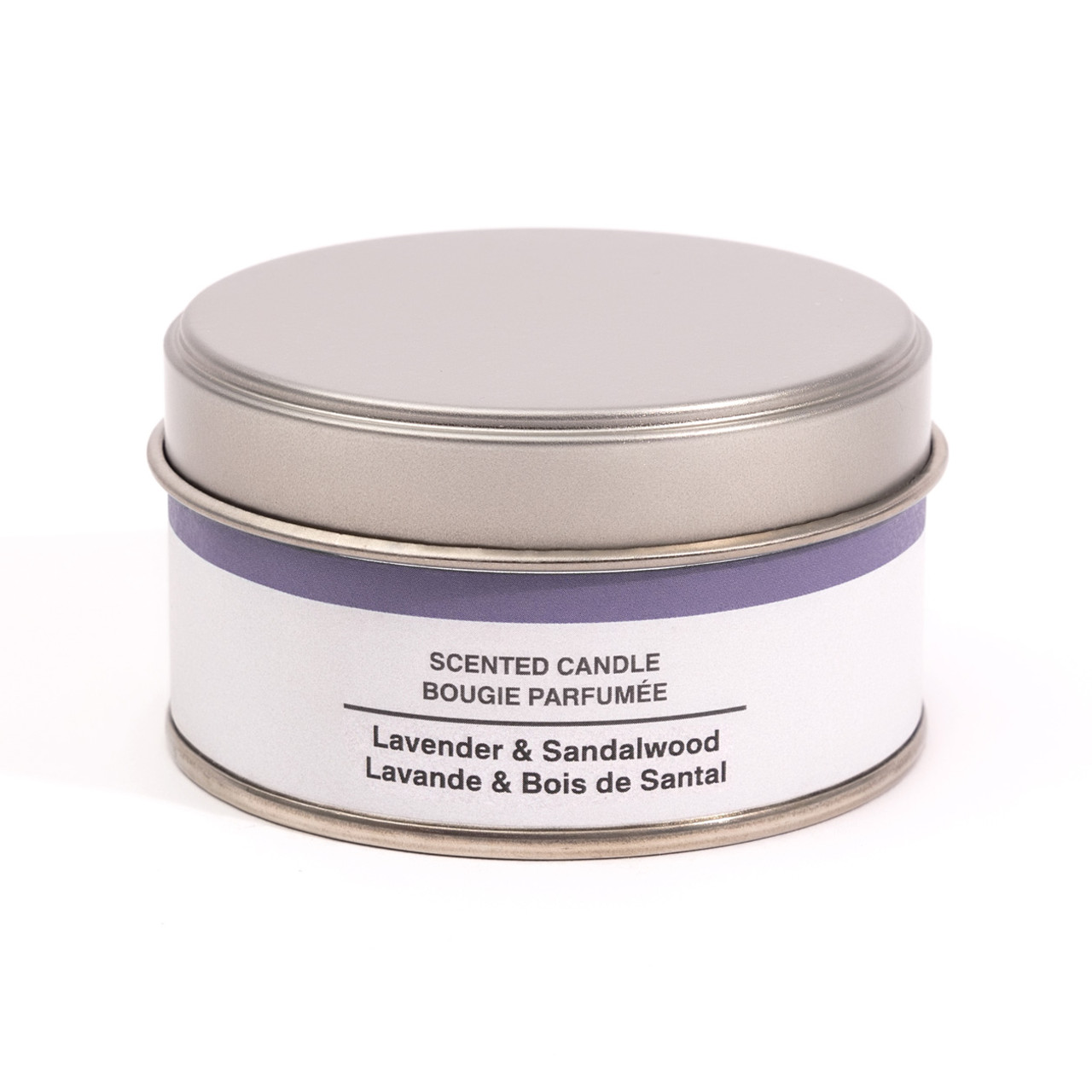 Lavender, Bergamot and Sandalwood Tin Candle.