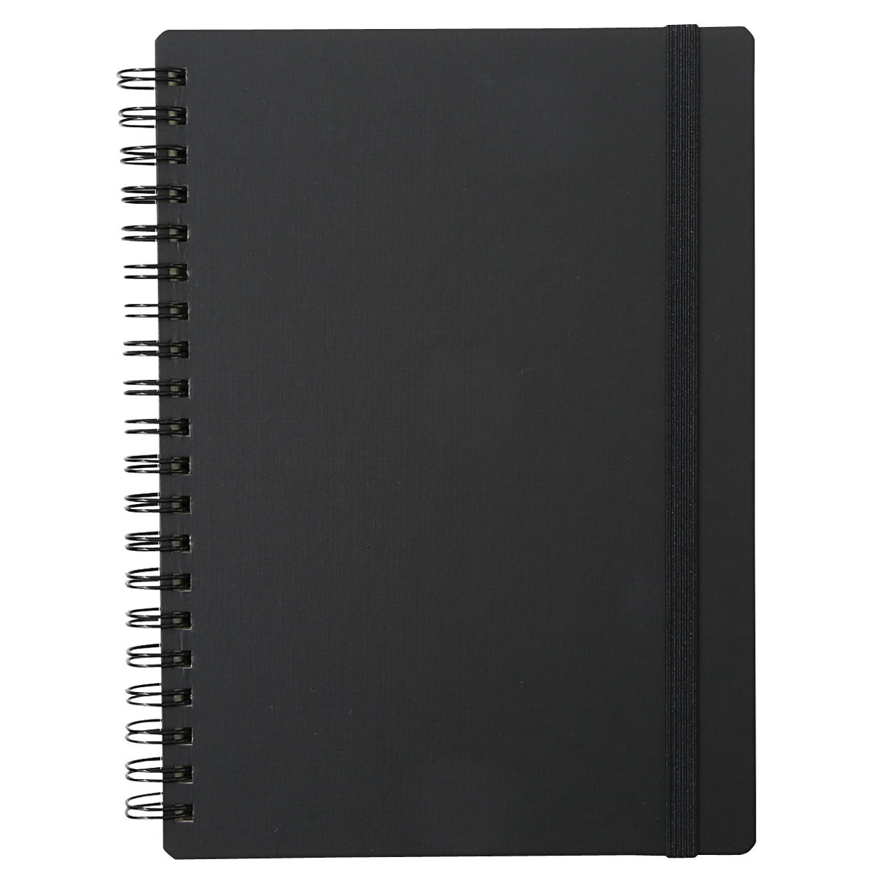 High Quality Paper Double Ring Notebook with Rubberband10258