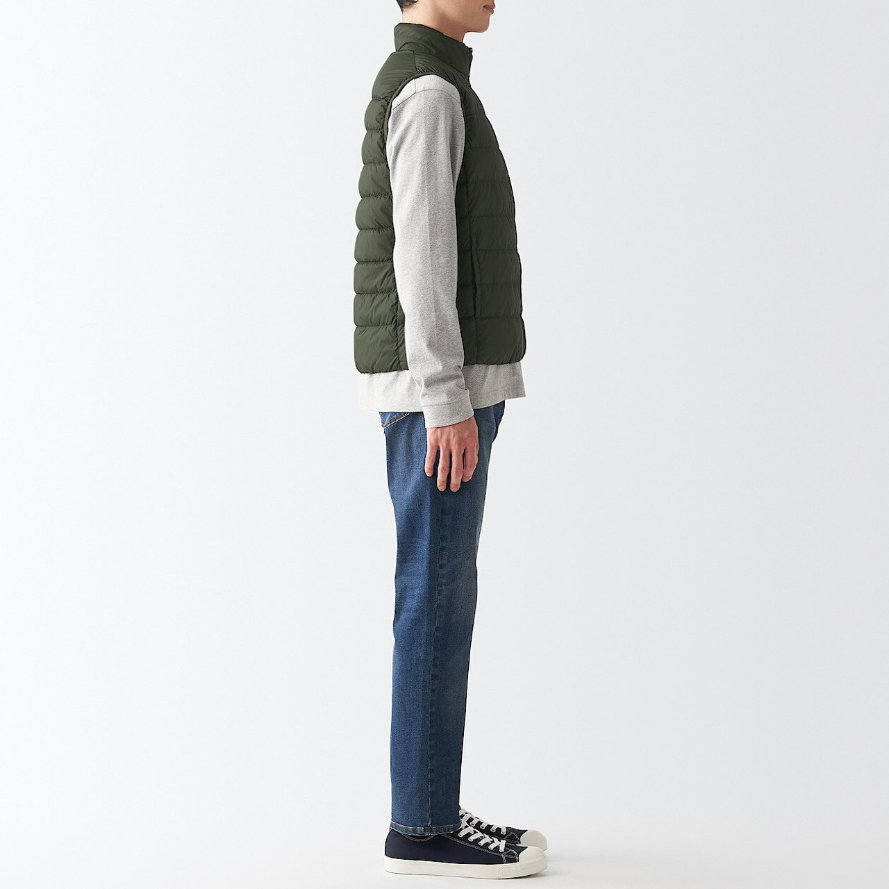 Men's Recycled Nylon Lightweight Pocketable Down Gilet
