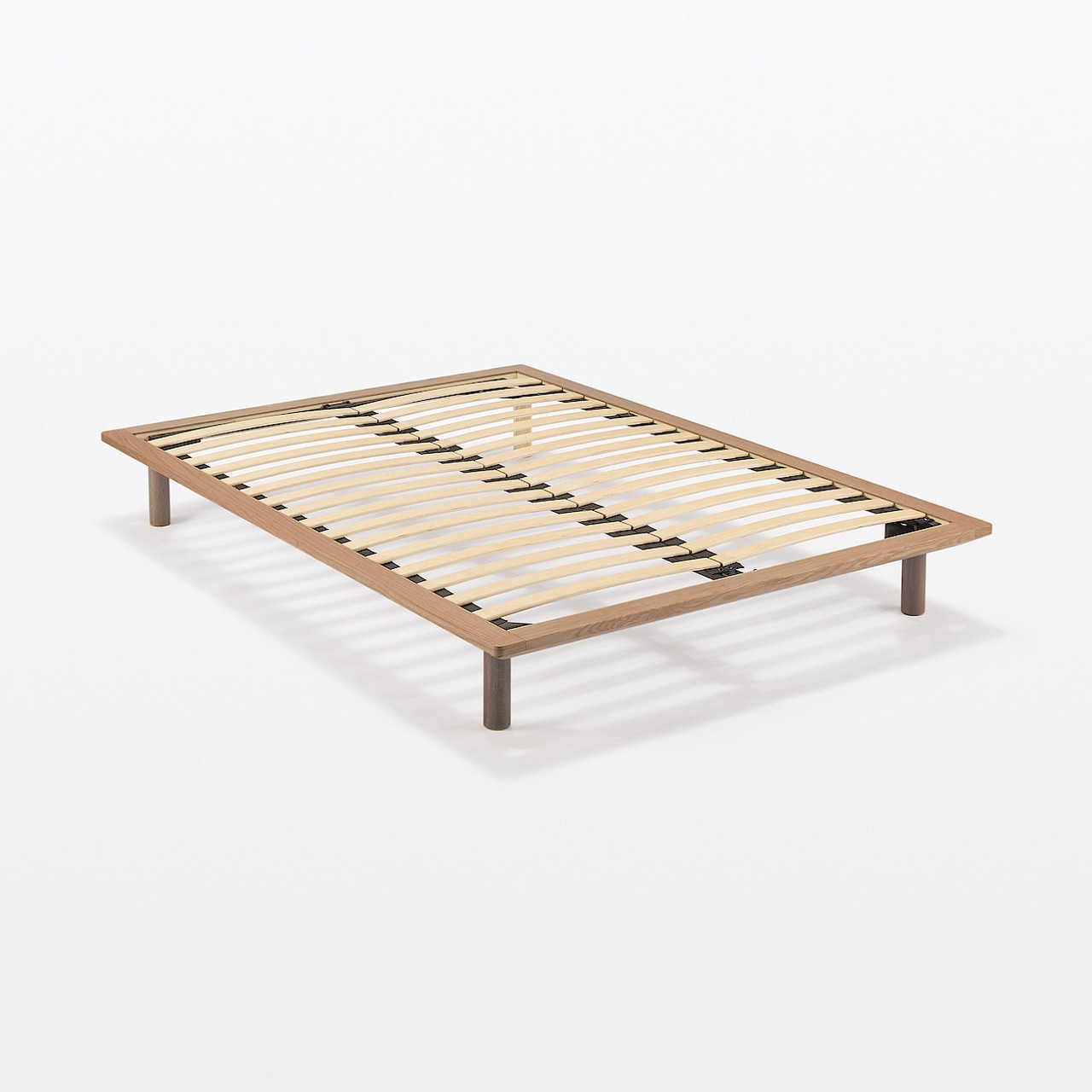 Platform Bed Walnut Main Unit Large Double