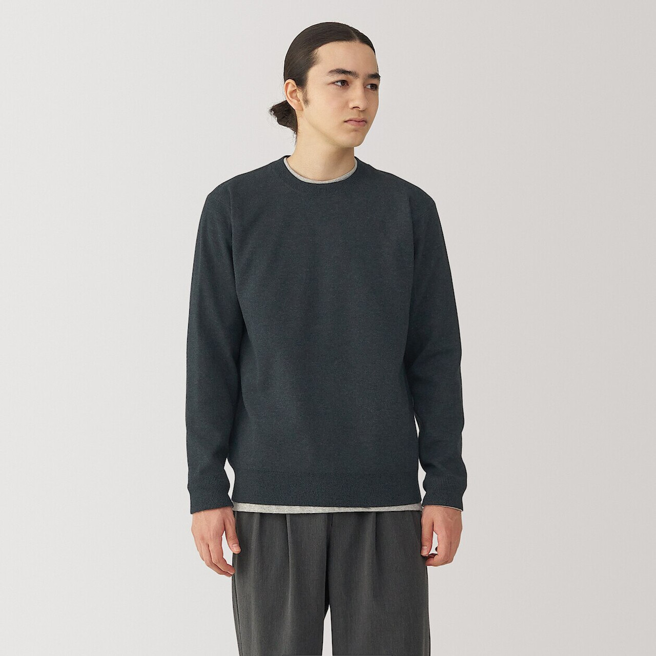 Men's Milano Rib Crew Neck Long Sleeve Jumper