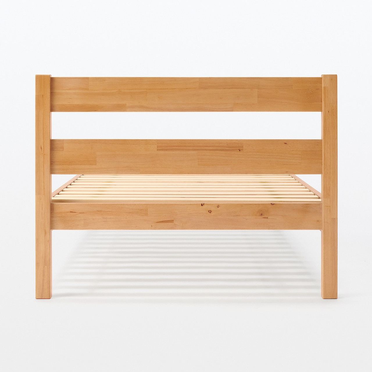 Rubberwood Veneer Bed Double