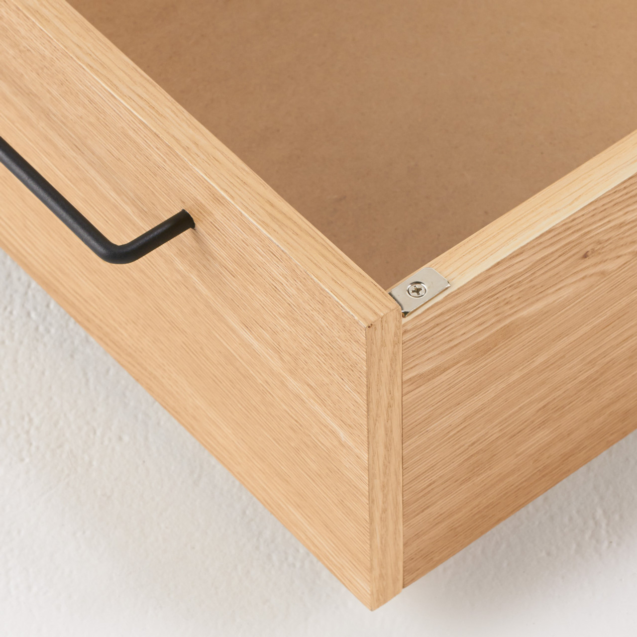 Underbed Drawer for Platform Bed Oak‐ Large 19cm