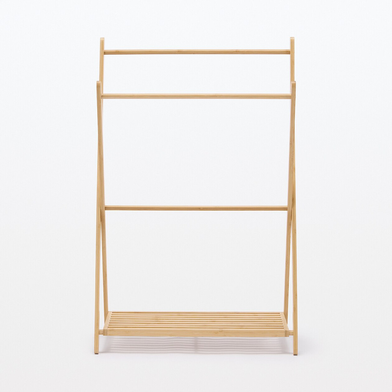 Bamboo Freestanding Towel Rail