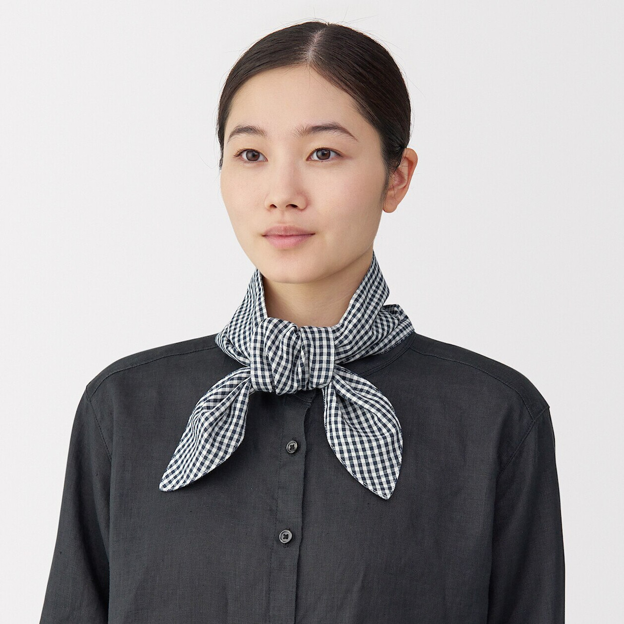 Unisex Hemp and Cotton Blend Scarf with Pocket