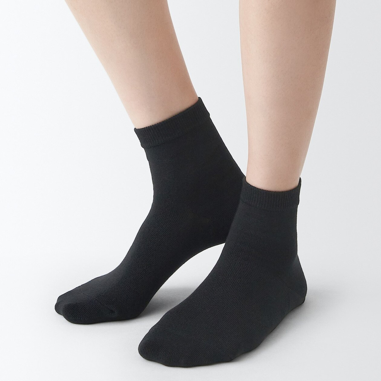 Women's Right Angle Soft 3 Layer Short Socks