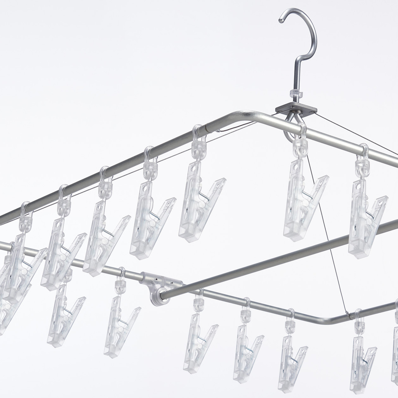 Aluminum Square Hanger with 26 pegs