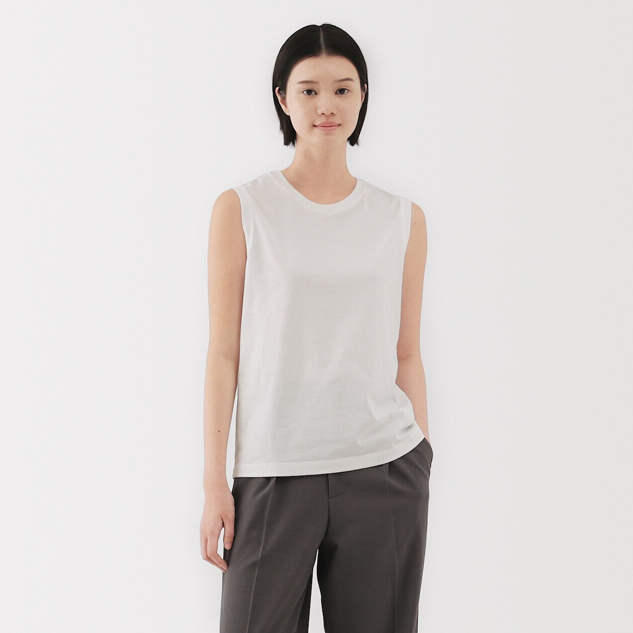 Women's Jersey Crew Neck Vest