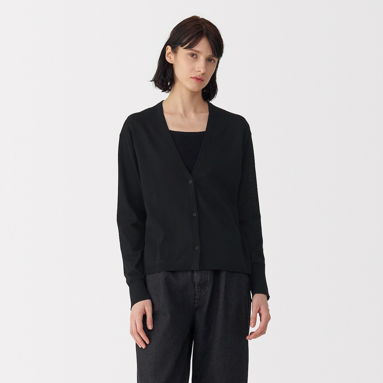 Women's Cotton Fine Knit Cardigan