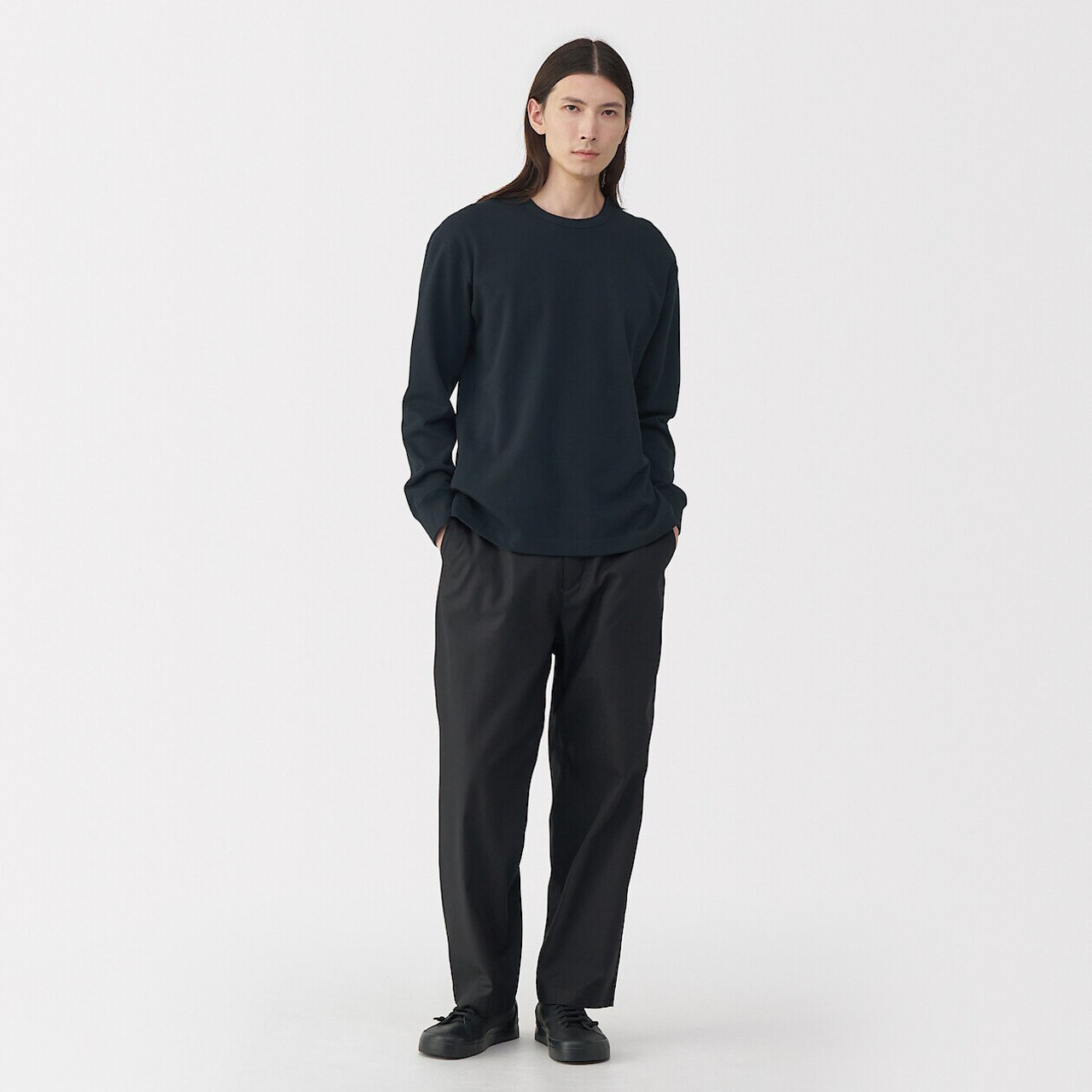 Men's Traditionally Knitted Long Sleeve T‐shirt