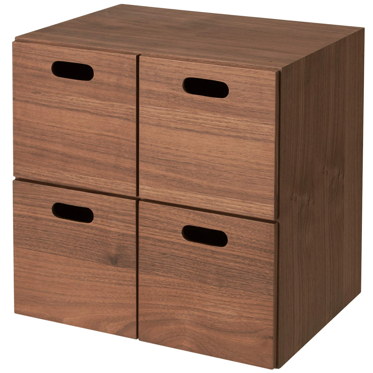 2x2 Drawer Set (Walnut)