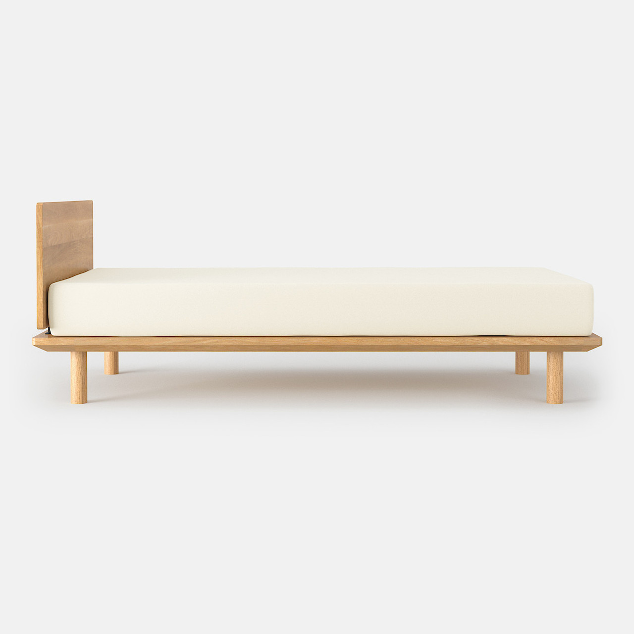 Headboard for Platform Bed Oak Large Double