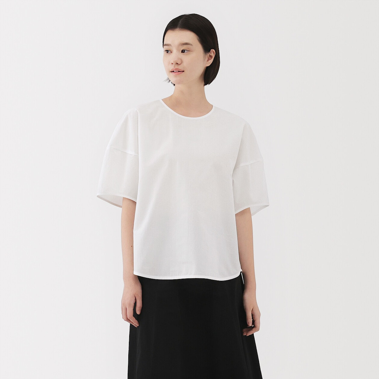 Women's Cotton Cool Touch Short Sleeve Blouse