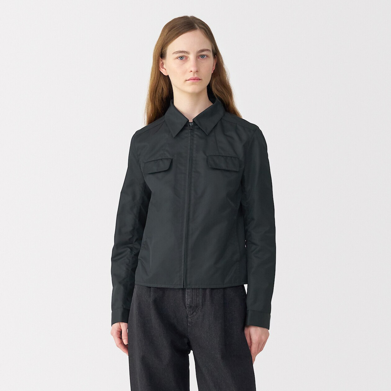 Women's Nylon Twill Zip Jacket