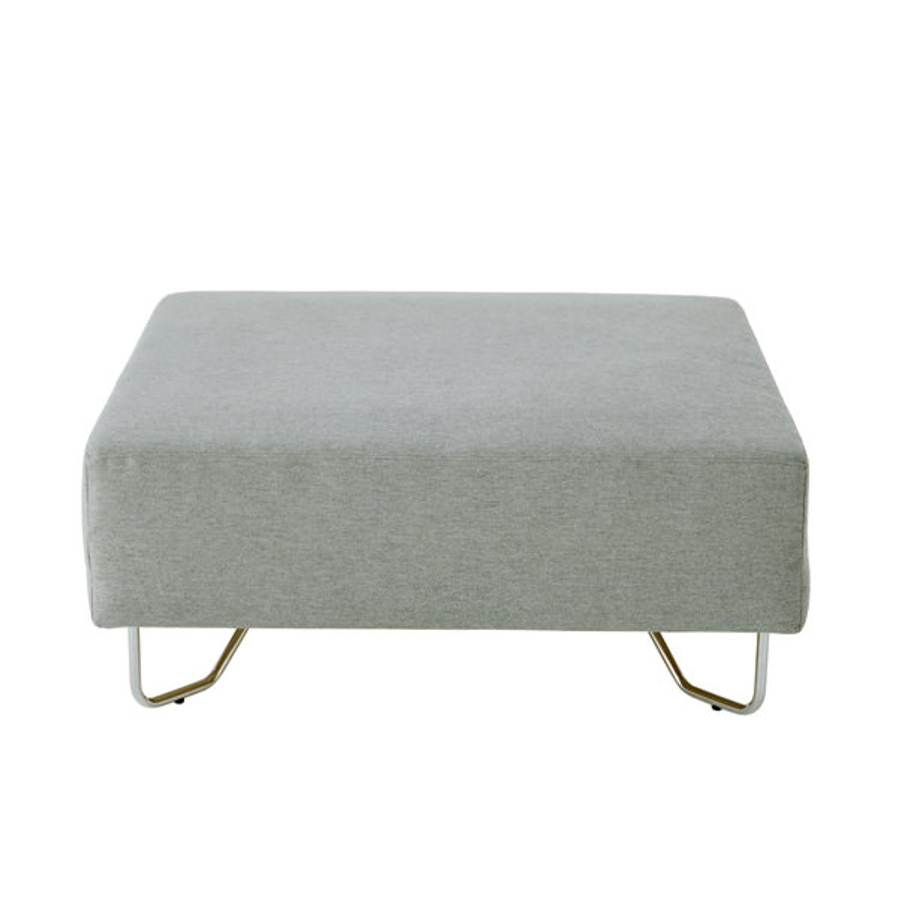 Unit Sofa ‐ Footstool ‐ Light Grey