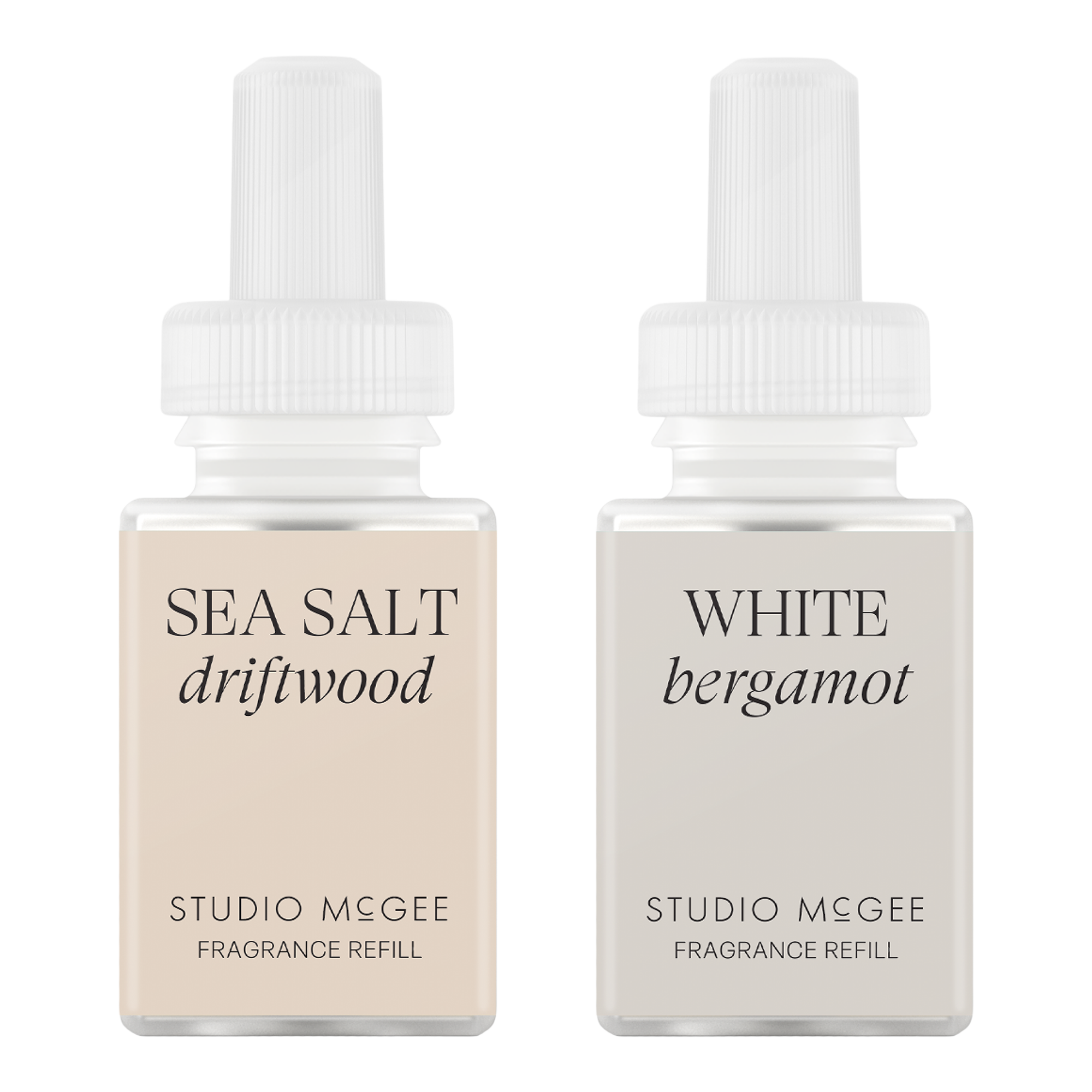 Pura x Studio McGee Sea Salt Driftwood / White Bergamot Smart Diffuser Set