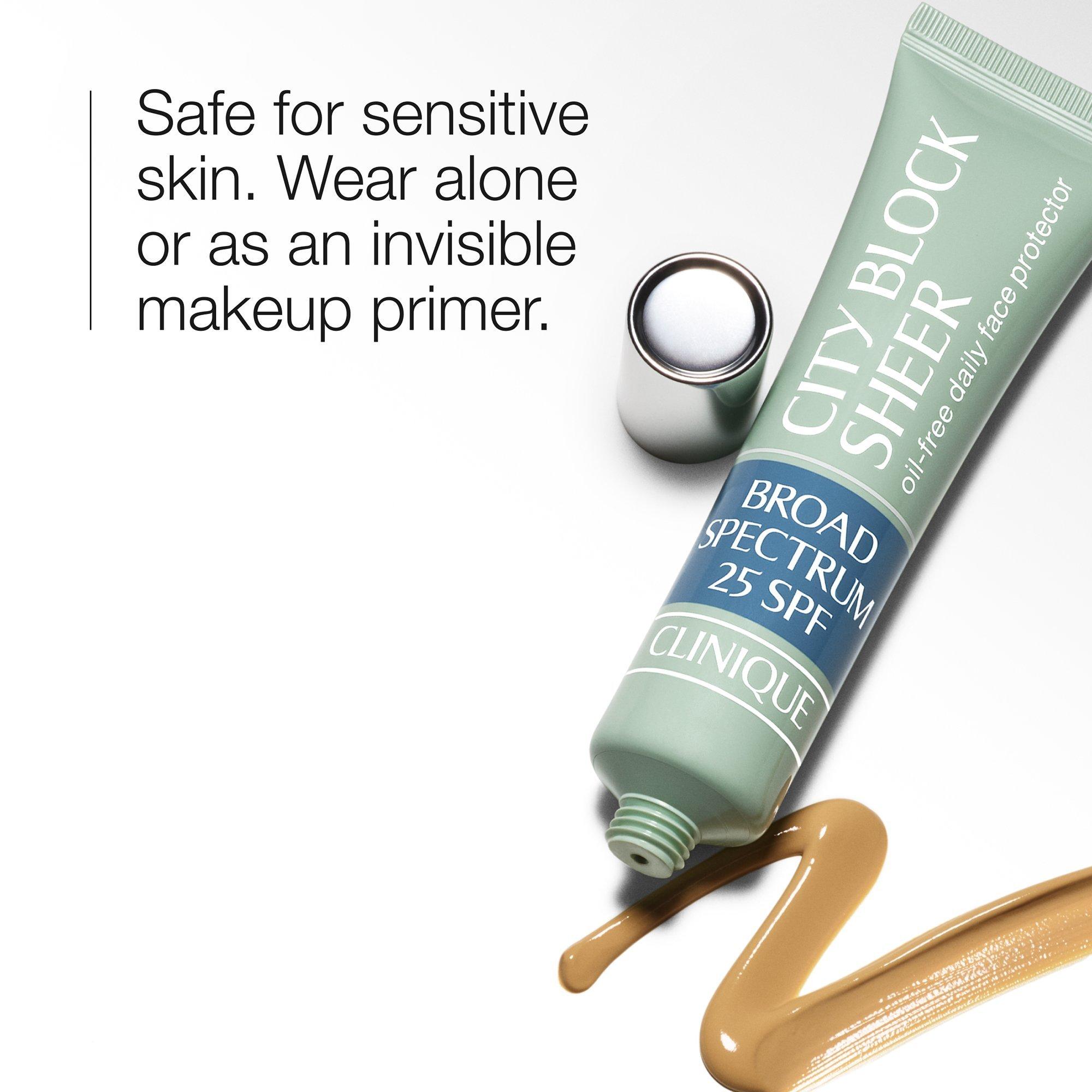 City Block Sheer Oil-Free Daily Face Protector Broad Spectrum SPF 25 Primer