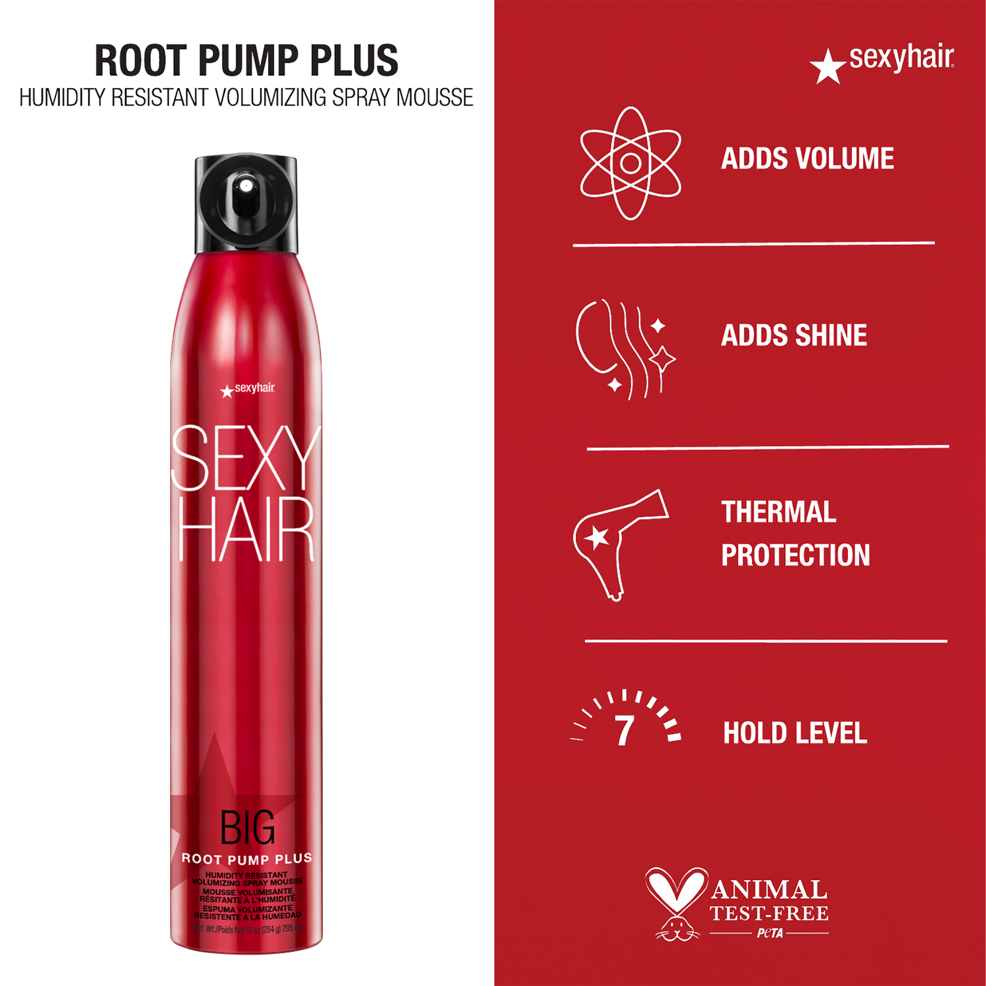 Travel Size Big Sexy Hair Root Pump Plus Humidity Resistant Volumizing Spray Mousse