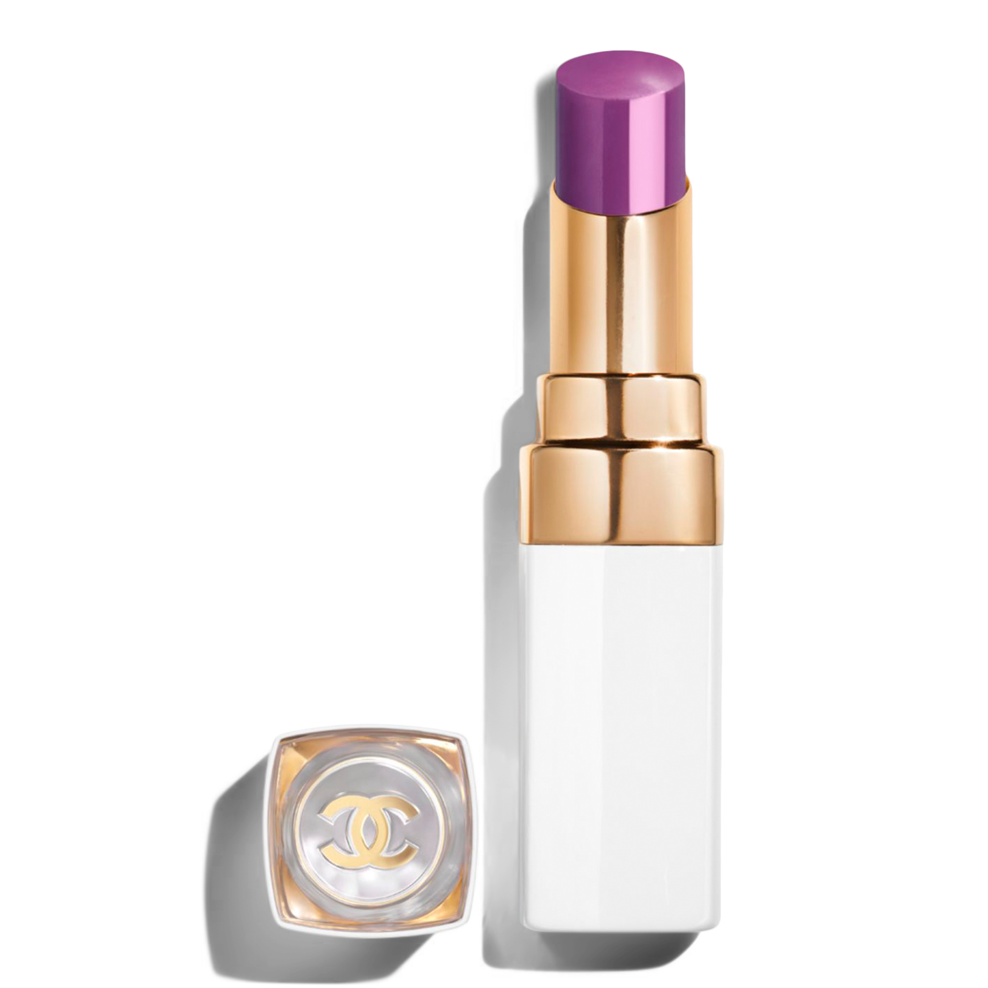 ROUGE COCO BAUME SHINE Hydrating Beautifying Tinted Lip Balm - Buildable Color - RASPBERRY KISS