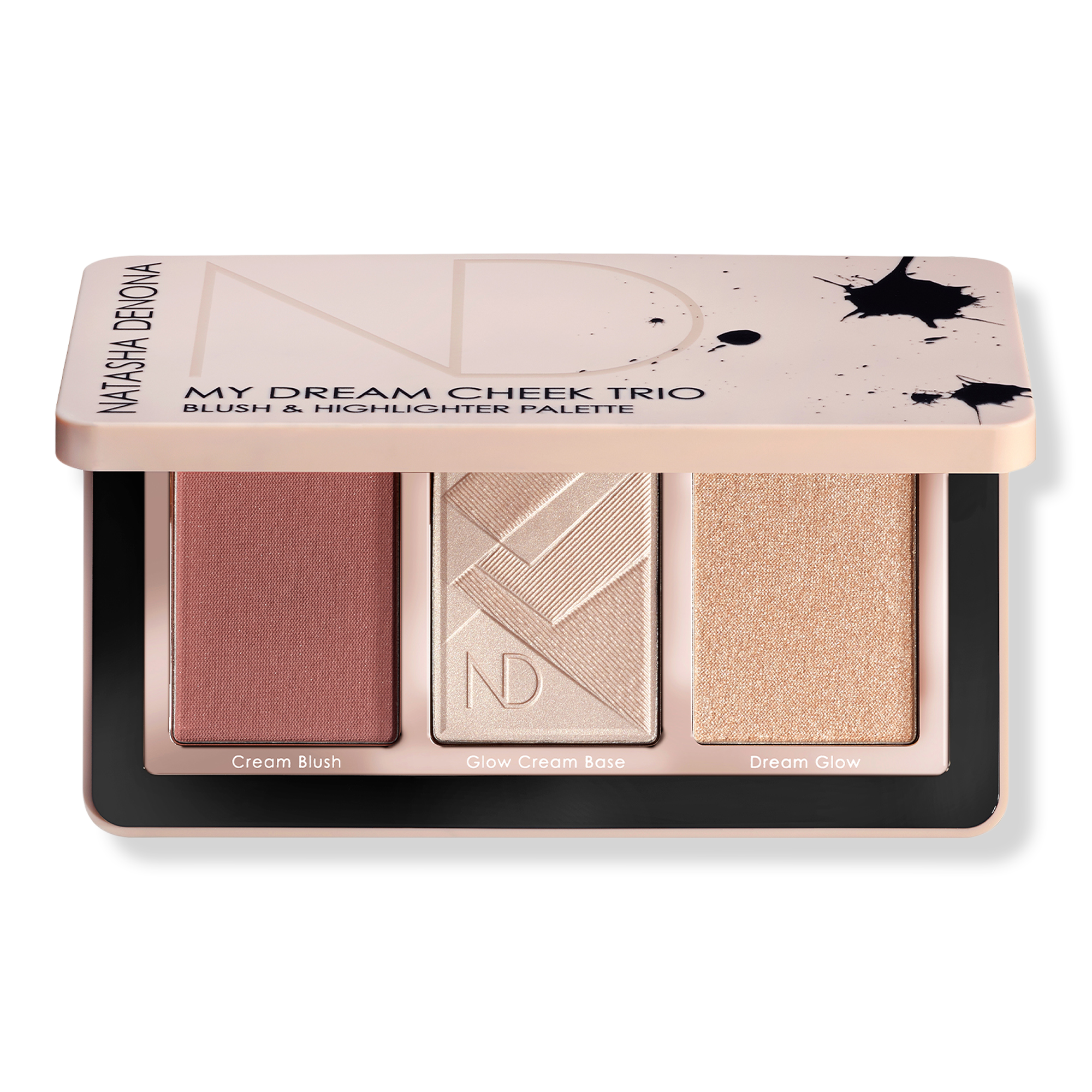 My Dream Cheek Trio - Cream Blush, Glow Cream Base and Glow Powder Highlighter
