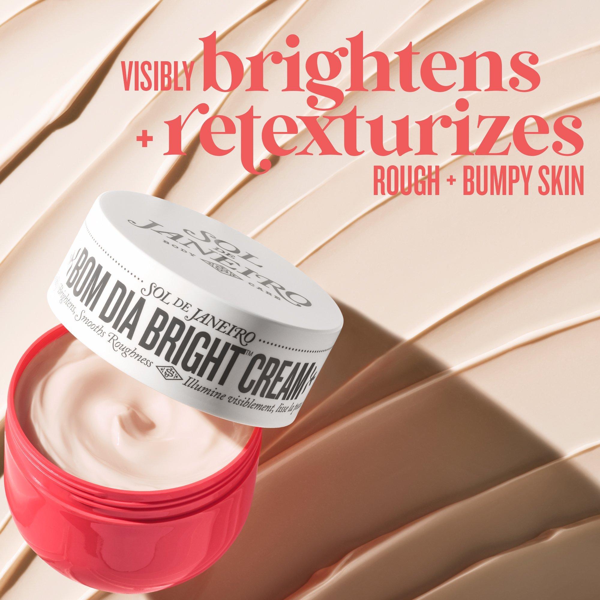 Bom Dia Bright Visibly Brightening and Smoothing Body Cream with Vitamin C - 8.1 oz