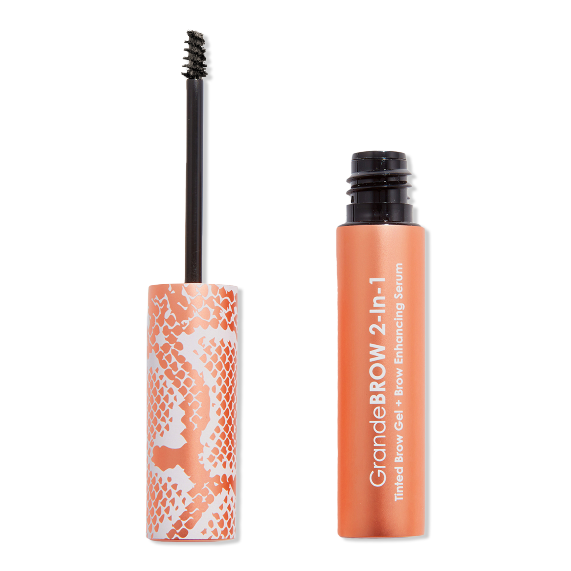 Travel Size GrandeBROW 2-In-1 Tinted Brow Gel + Brow Enhancing Serum - Dark