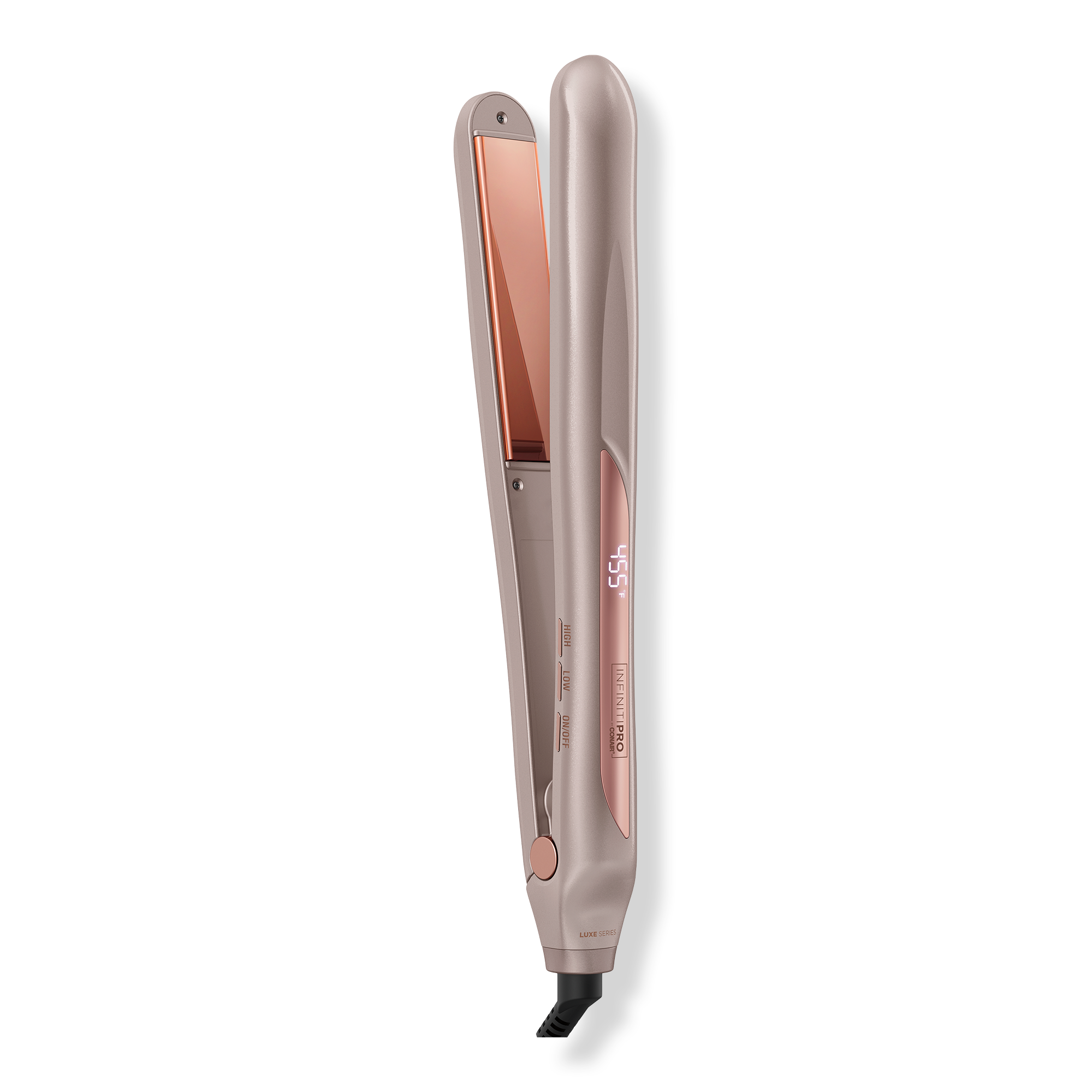 InfinitiPRO By Conair Titanium Flat Iron Smooth & Shine Luxe Series - Rose Gold - 1