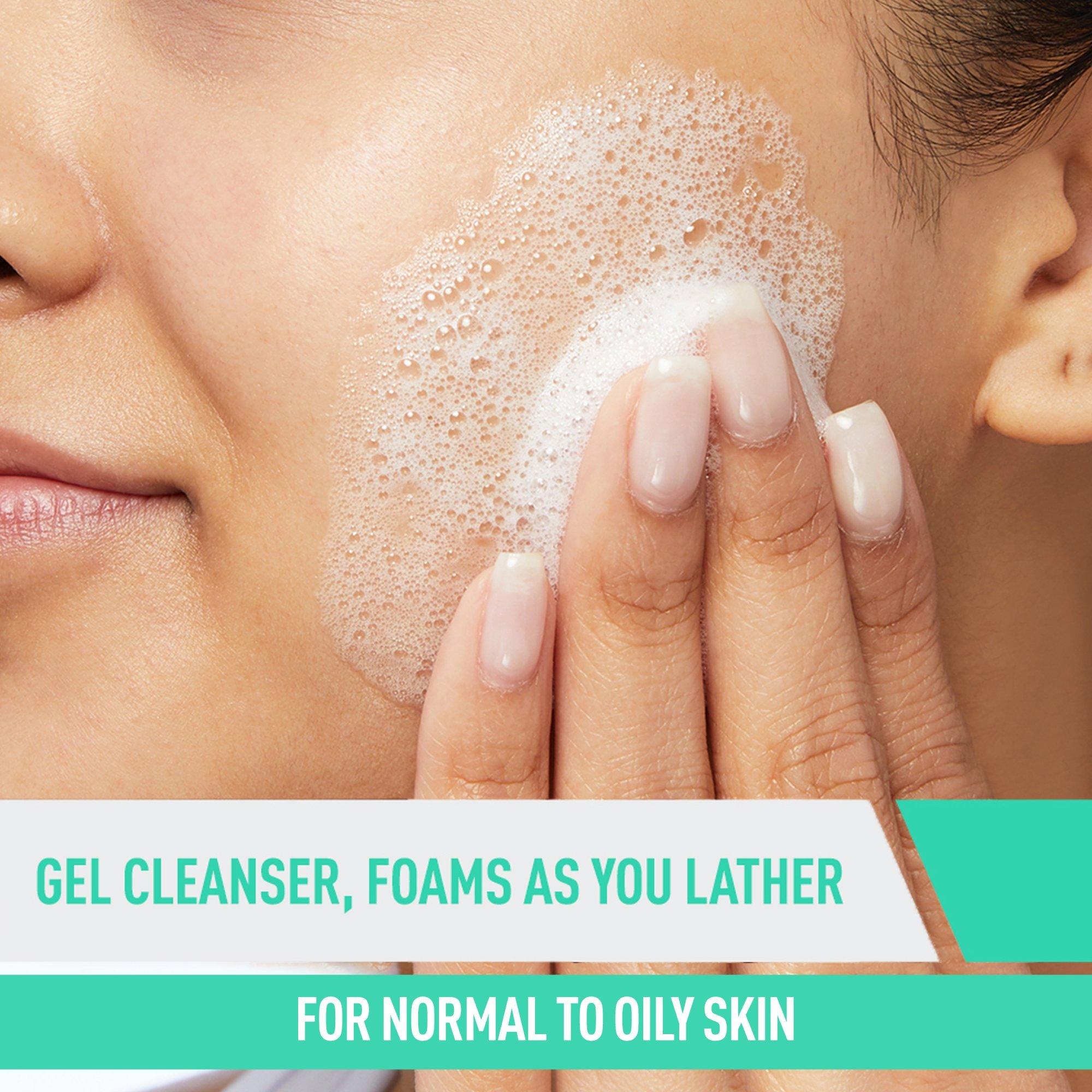 Foaming Facial Cleanser, Gel-Based Face Wash for Balanced to Oily Skin - 12.0 oz