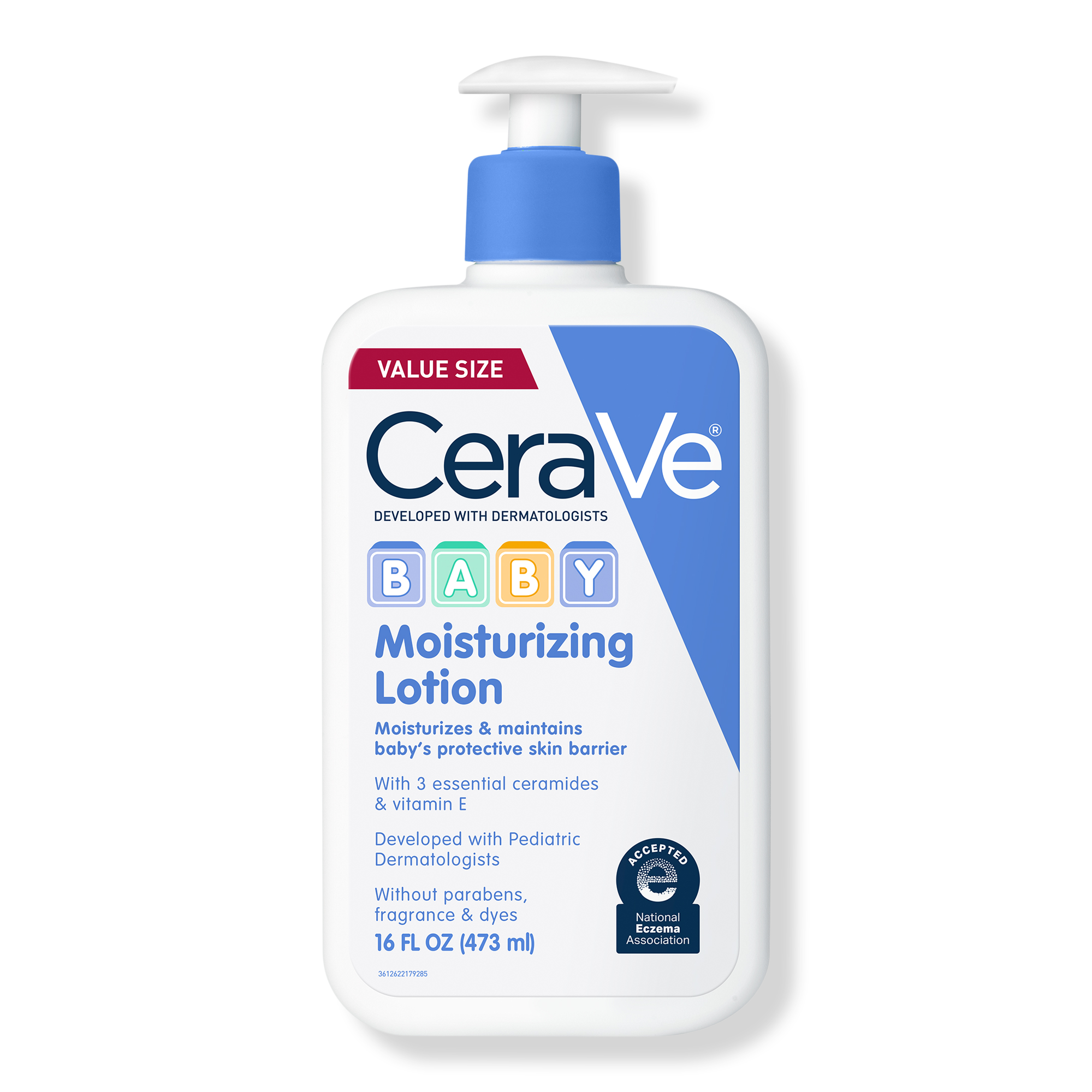 Baby Moisturizing Lotion, Lightweight Moisturizer for Sensitive Skin & Eczema Prone Skin - 16.0 oz