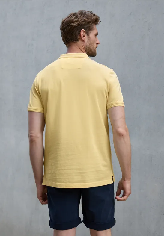 Garment dye Piquée Poloshirt