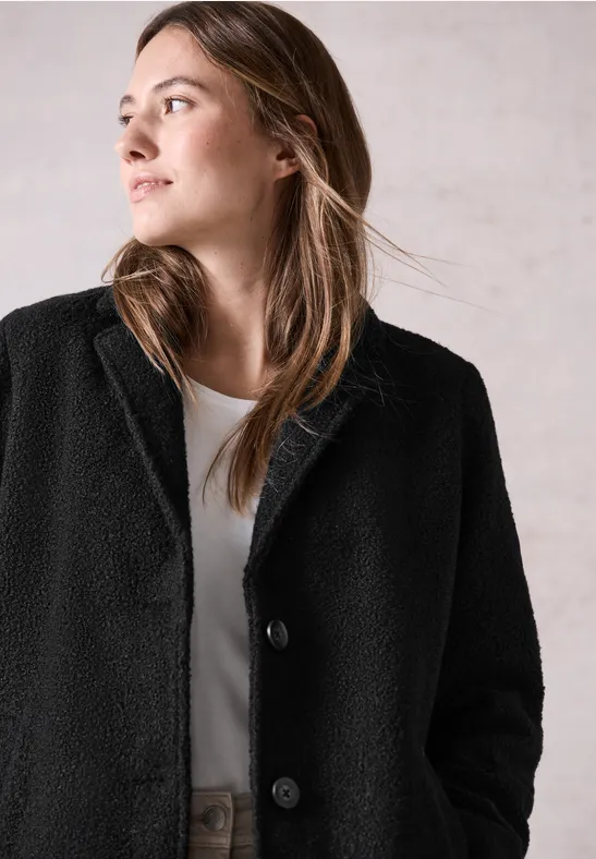 Mantel mit Revers