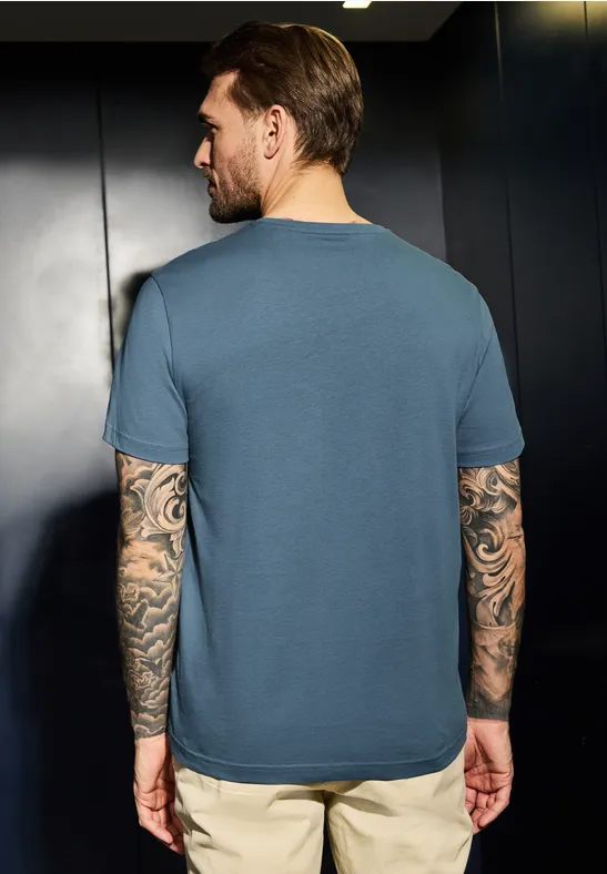 T-Shirt mit maritimem Print