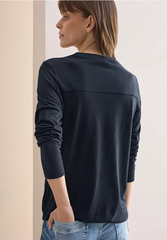 Shirt im Tunika-Look