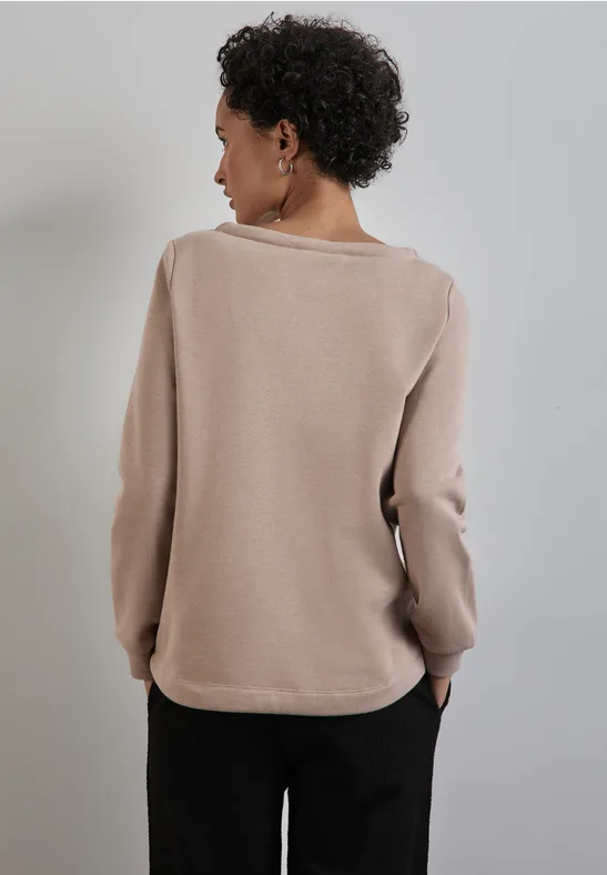 Sweatshirt mit Rundhals