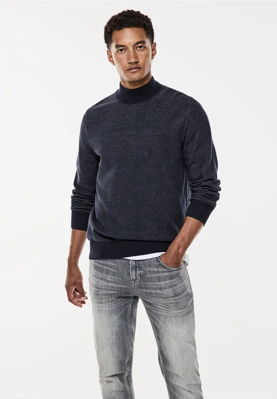 Pullover in Two Tone Optik