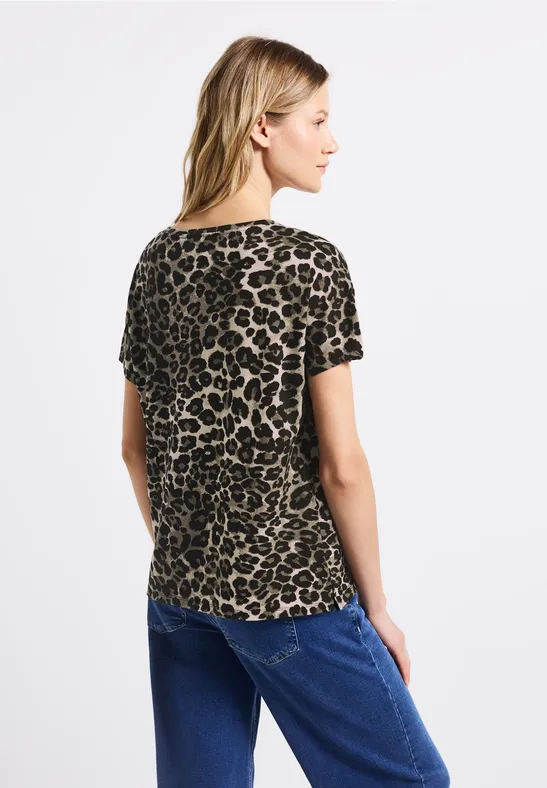 Shirt mit Leo-Muster