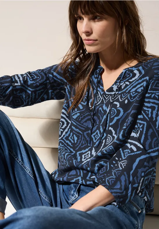 Bedruckte Bluse