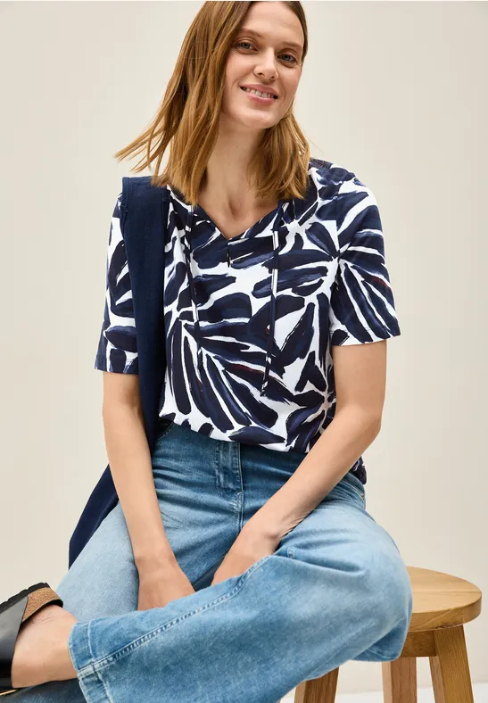 Shirt im Tunika-Look