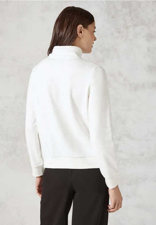 Sweatshirt mit Stickerei