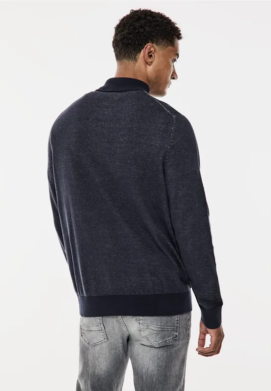 Pullover in Two Tone Optik