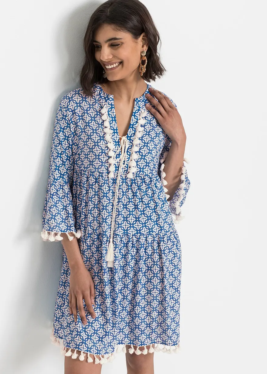 Tunika-Kleid aus softer Viskose