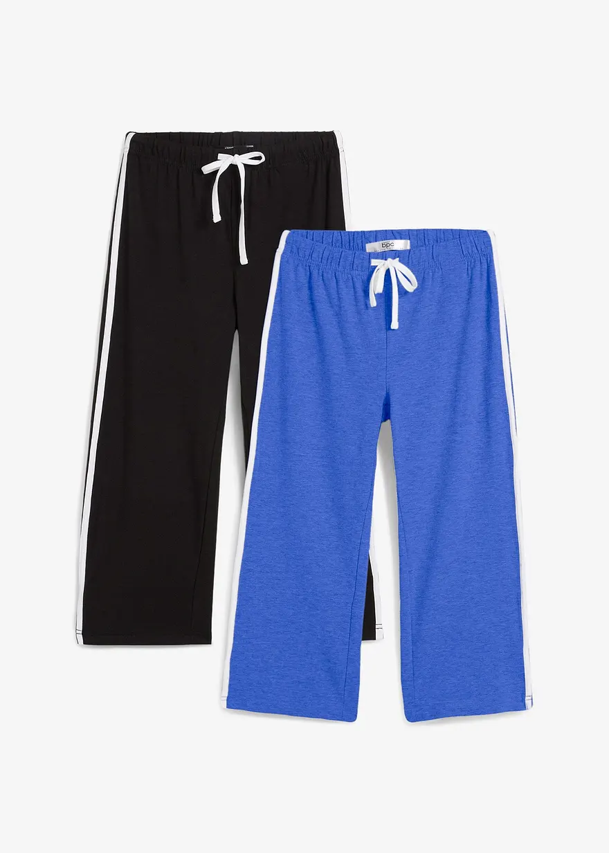 Capri-Hose aus Baumwolle mit Stretch (2er Pack)