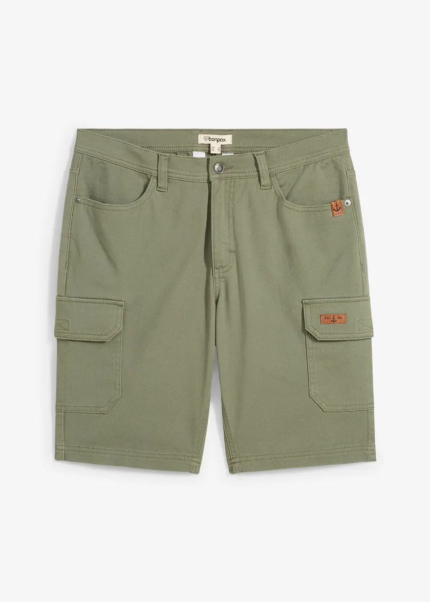 Stretch-Bermuda, Slim Fit
