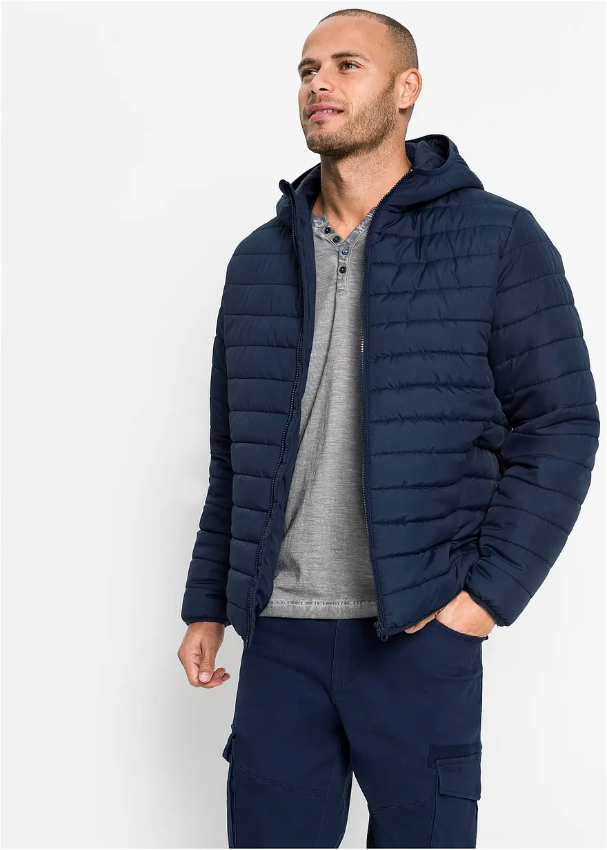Steppjacke mit Kapuze