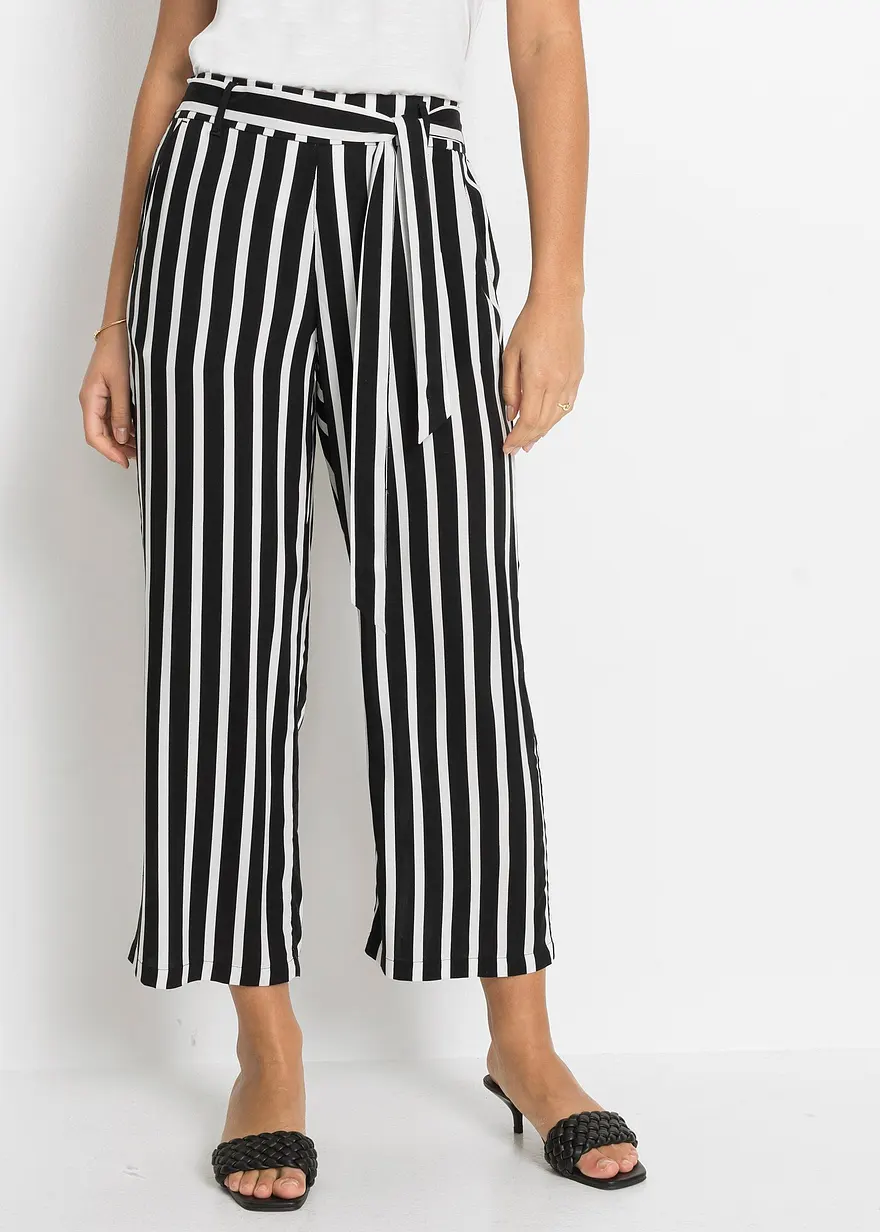 Palazzo-Hose mit hohem Bund