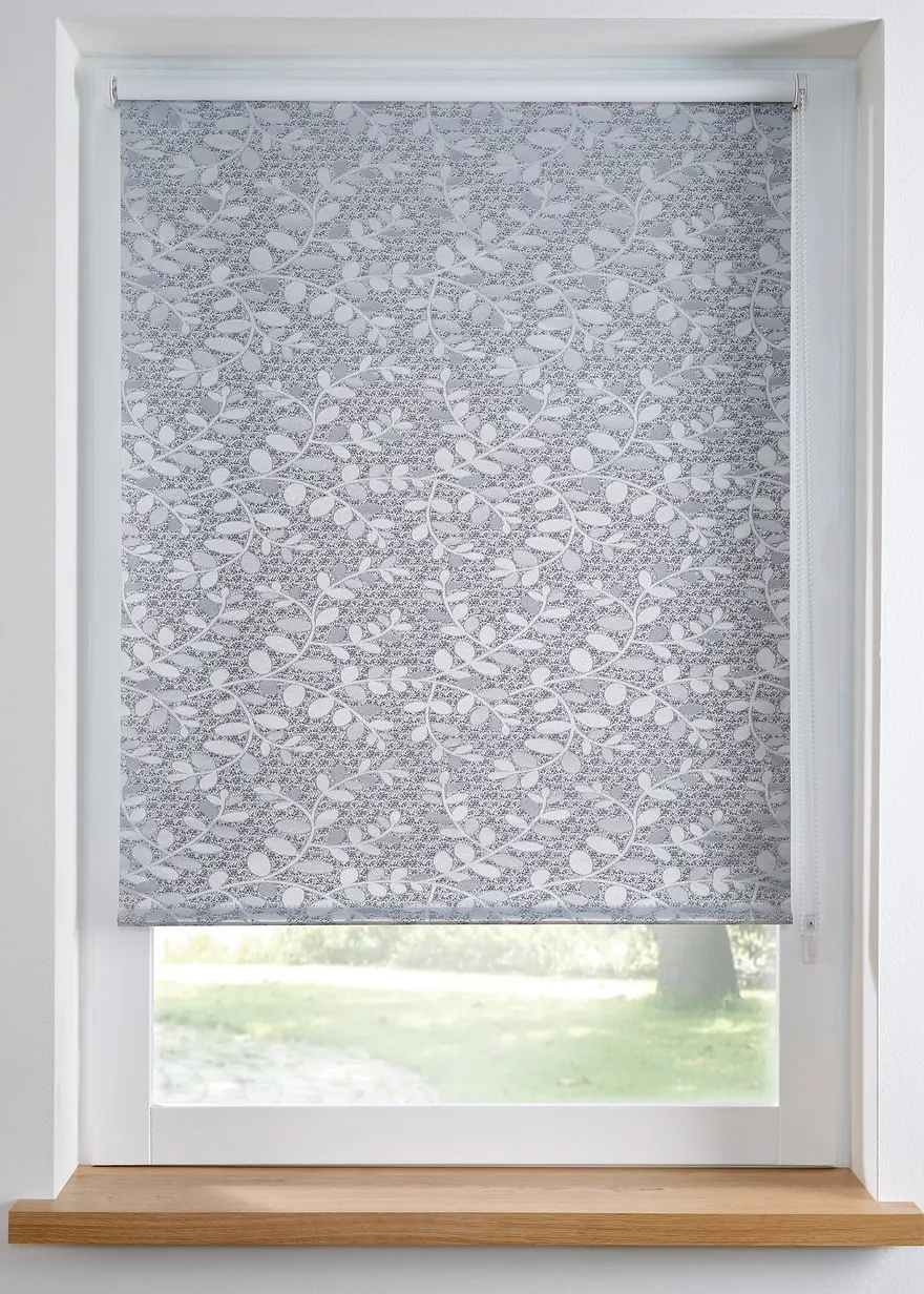 Verdunkelungsrollo Jacquard